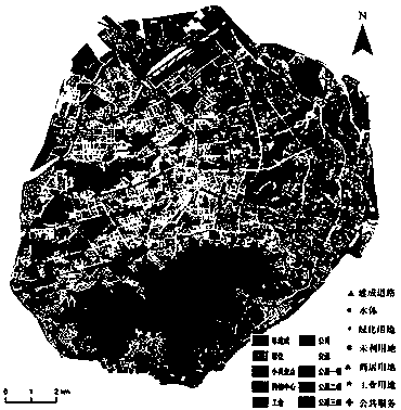 Functional area identification method based on remote sensing image and