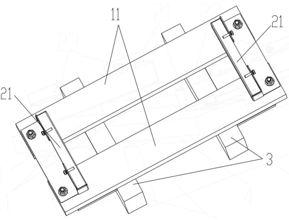 Transportation base of integrated cabinet air conditioner