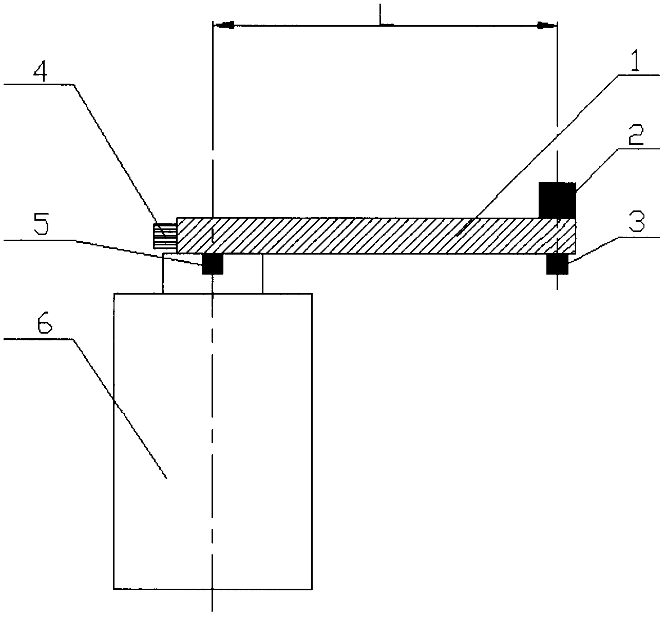 Method for testing vibration acceleration of sensor at 100g or above