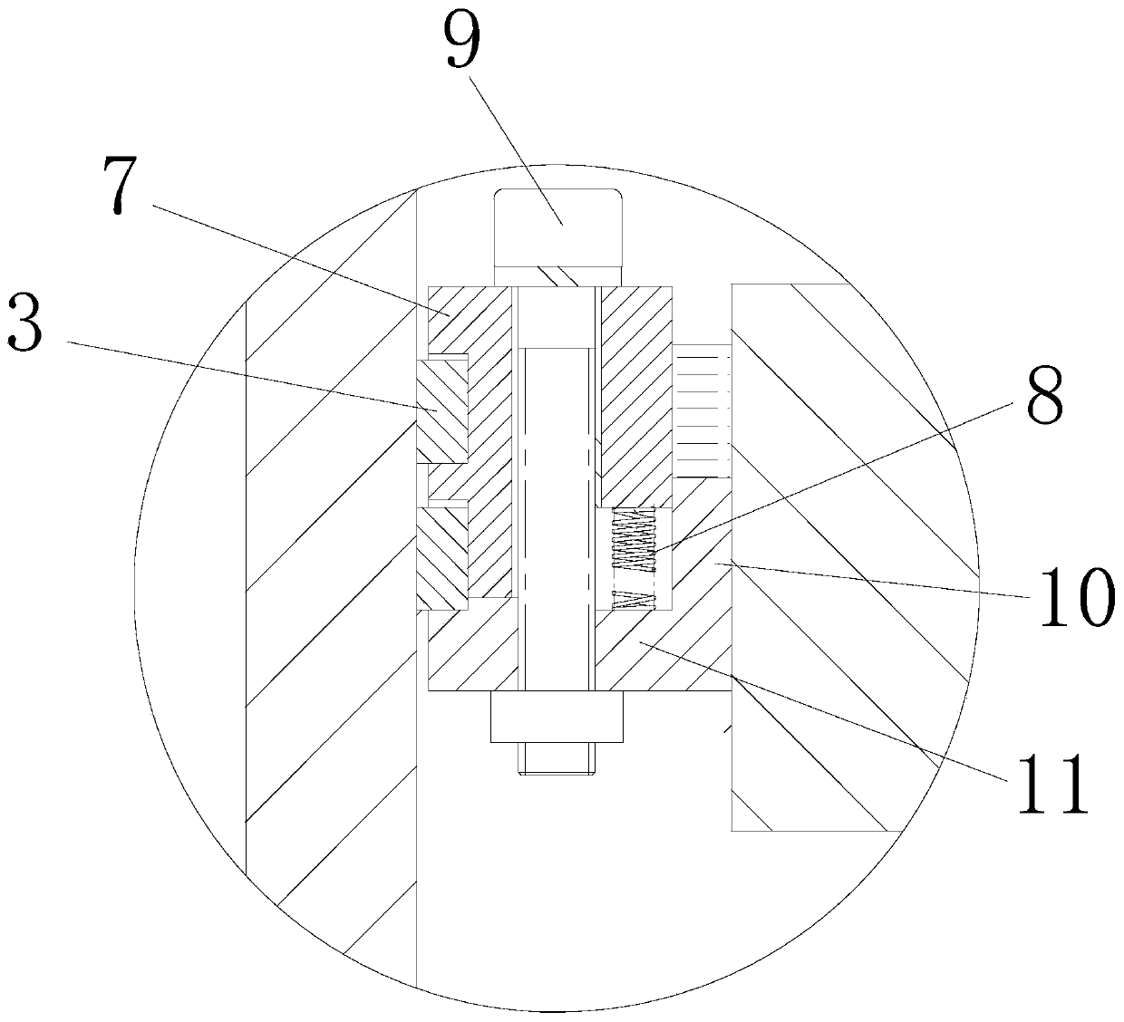 Cylinder liner and piston ring friction wear test device