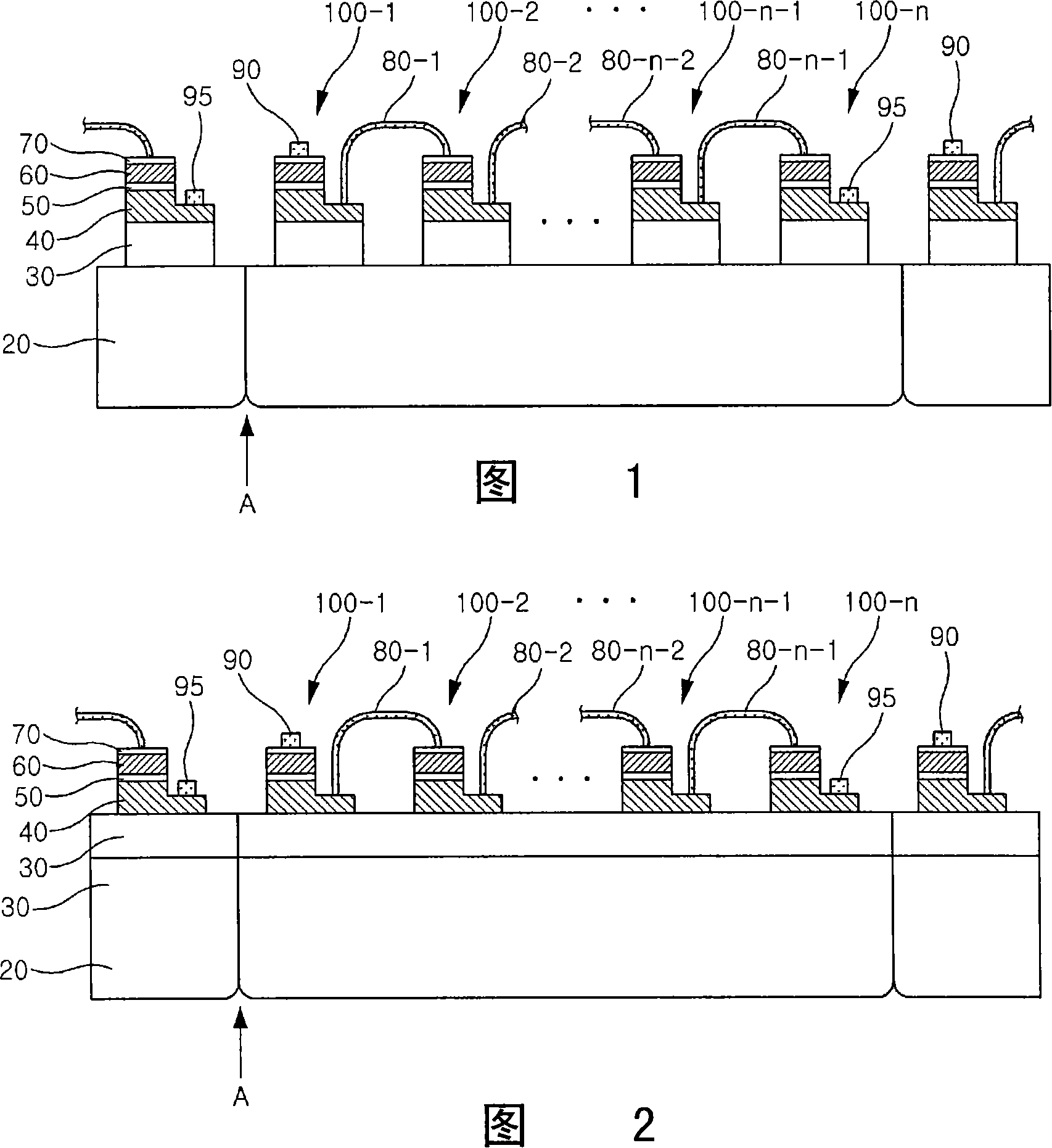 Led package having an array of light emitting cells coupled in series