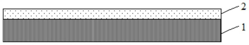 Anti-curling image recording material and preparation method thereof