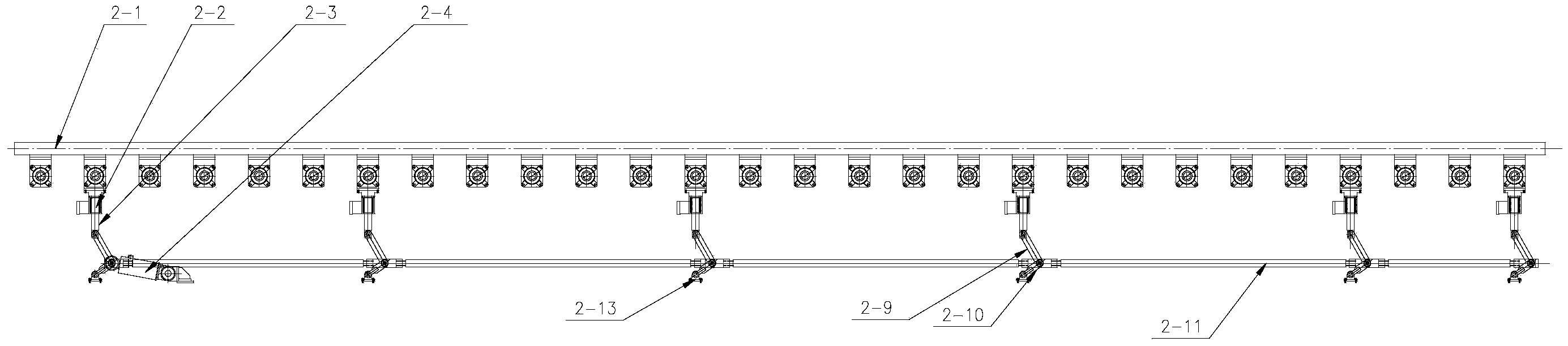 Half-variable-radius circular arc framework-type preheating device