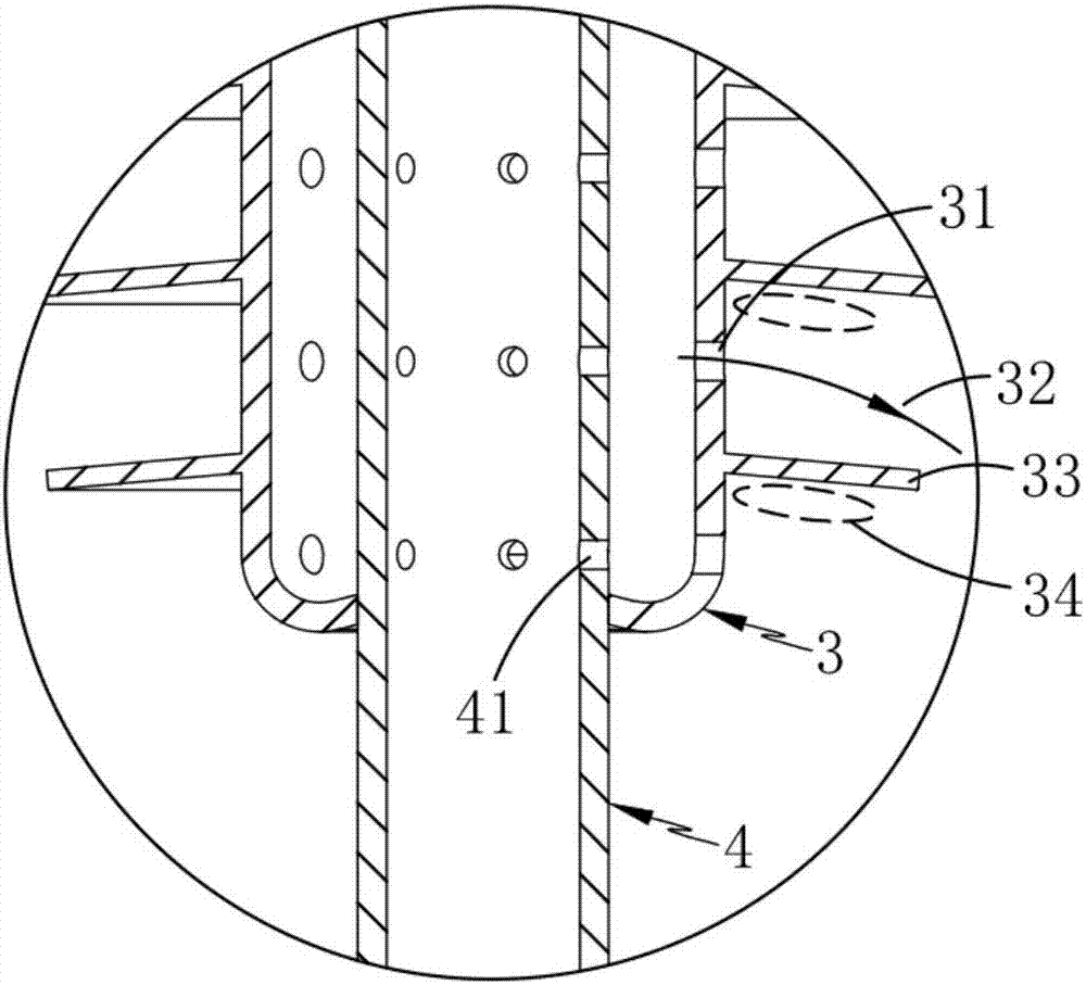 Rotary gas foaming device