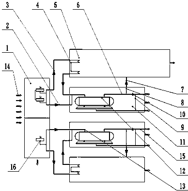 Skid-mounted device for high-pressure drainage of shale gas and its drainage technology and installation method