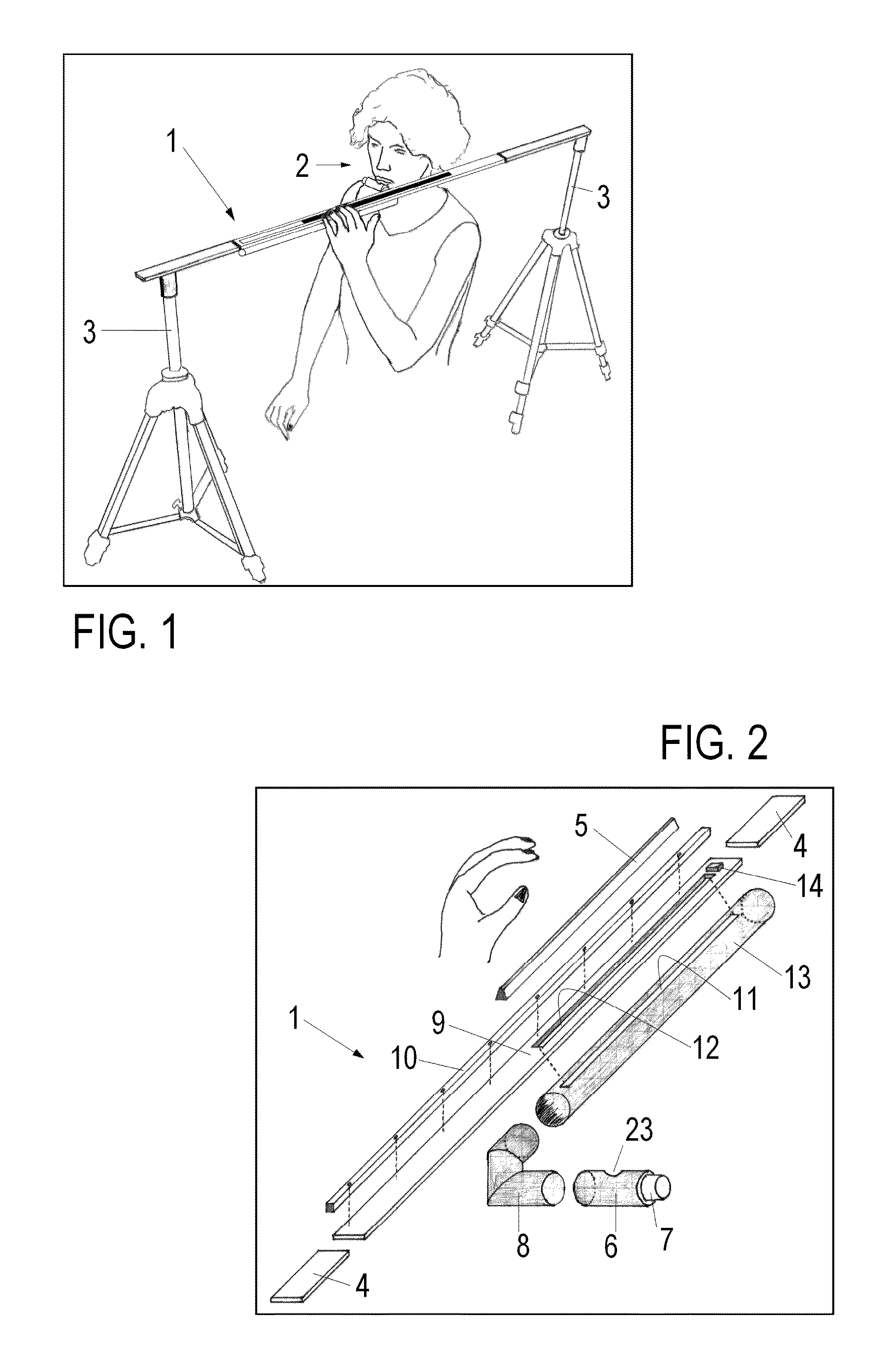 Continuous pitch wind musical instrument and a composite string instrument and continuous pitch wind musical instrument