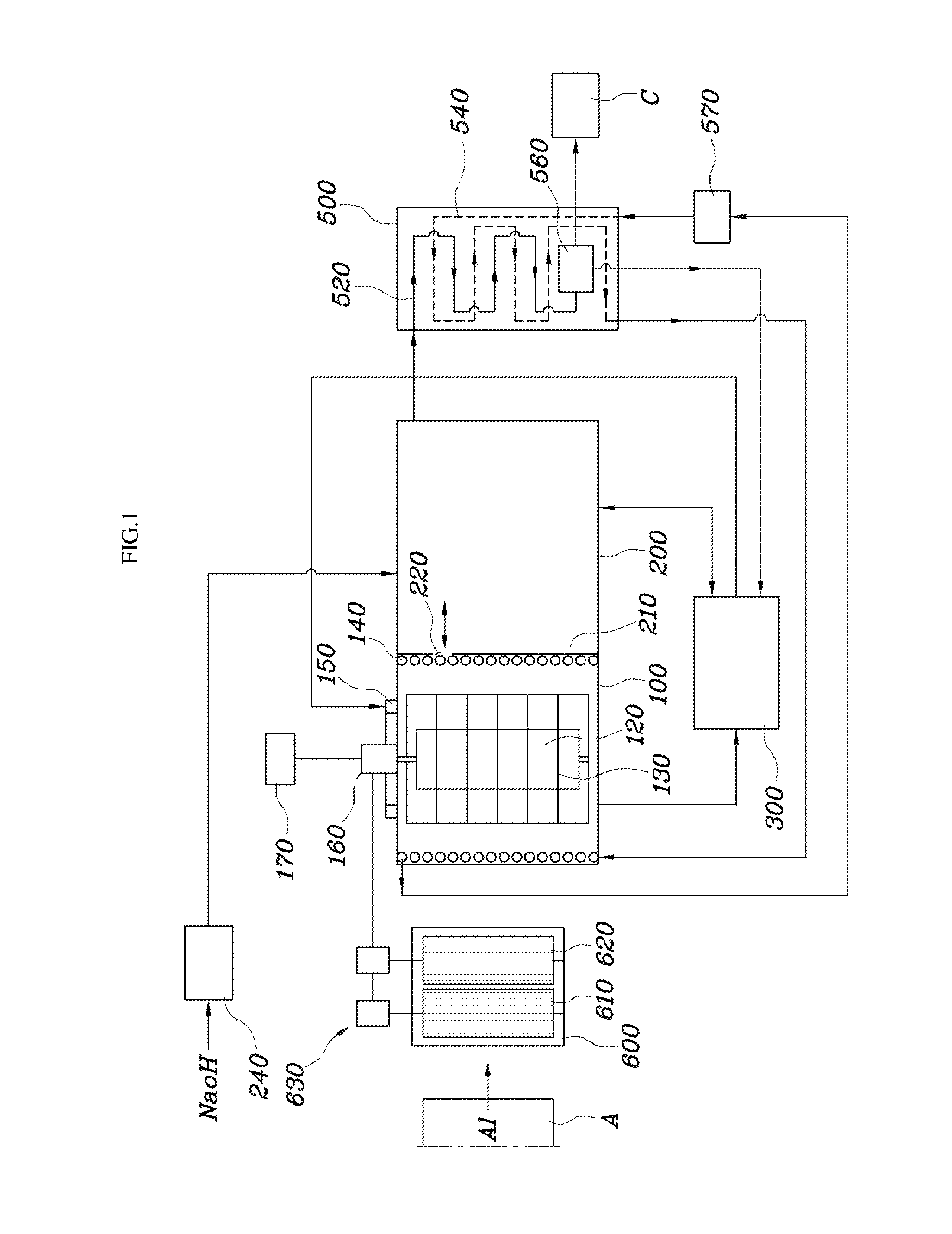 Apparatus and method for on-board production of fuel for a fuel cell car