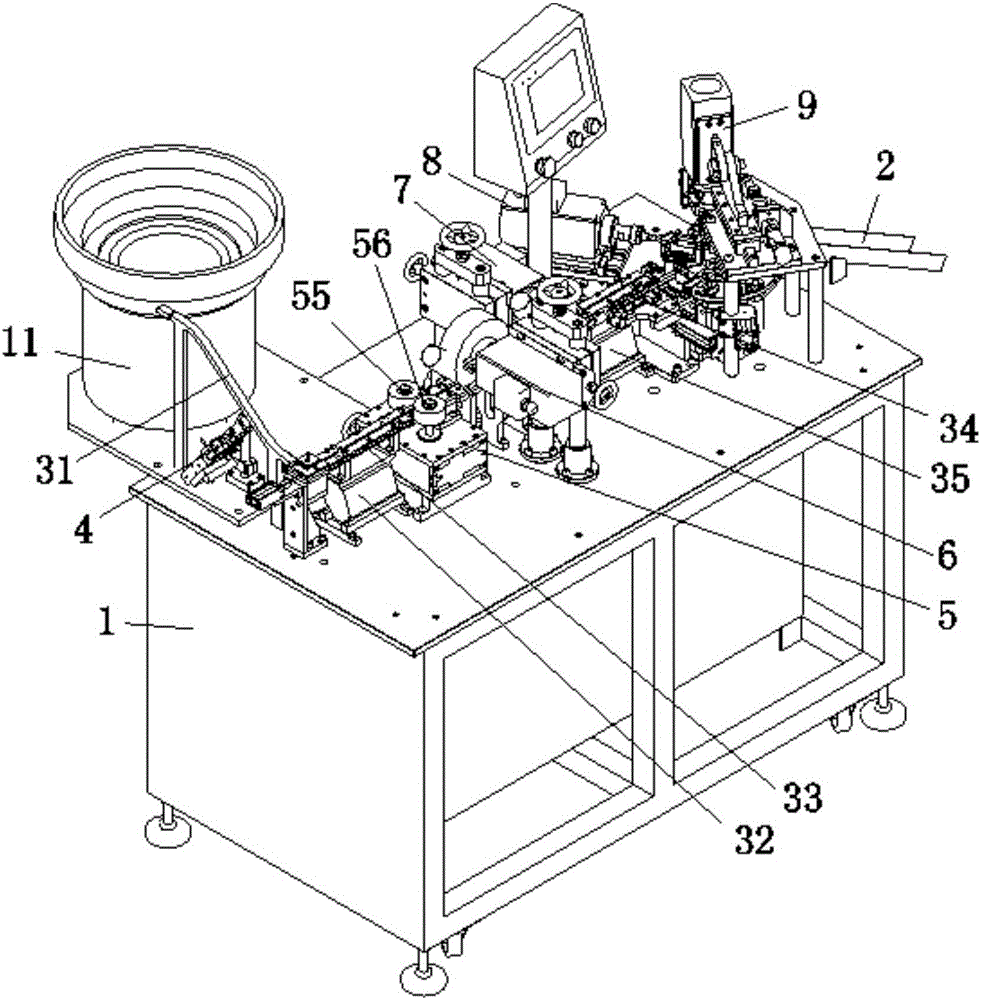 Intelligent carbon brush head rotating arcing machine