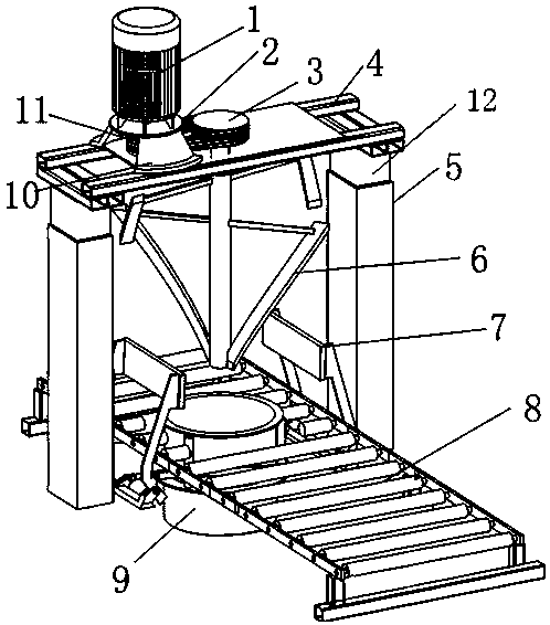 A barrel automatic cleaning device