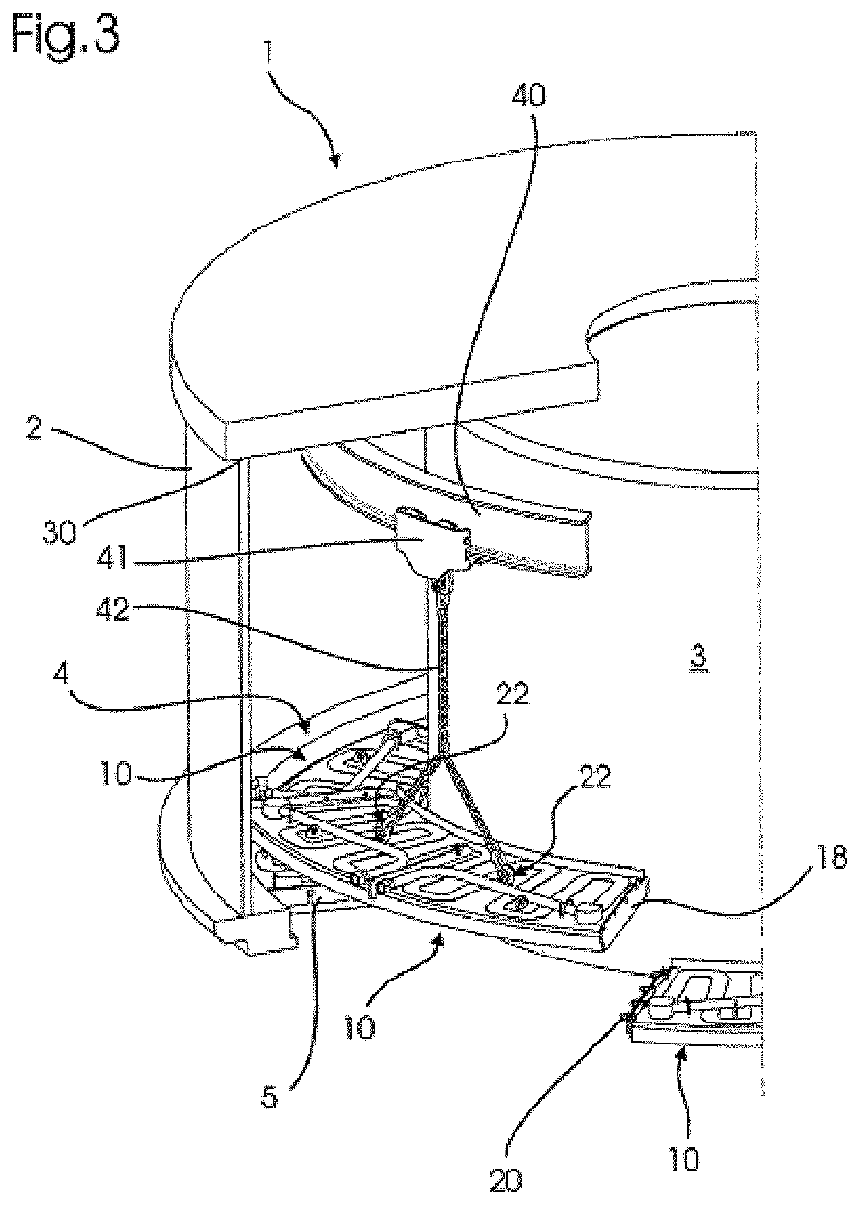 Charging installation of a metallurgical reactor