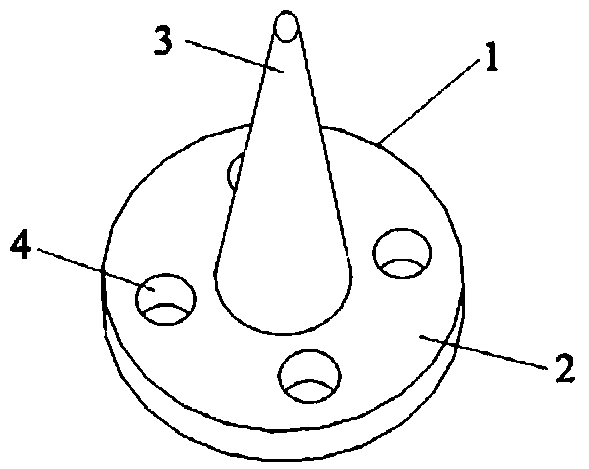 3D printing connecting device with enhanced forming control, printing device and printing method