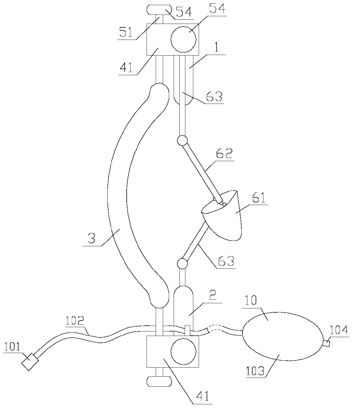 Rodent mouth opening and oral surgery auxiliary device