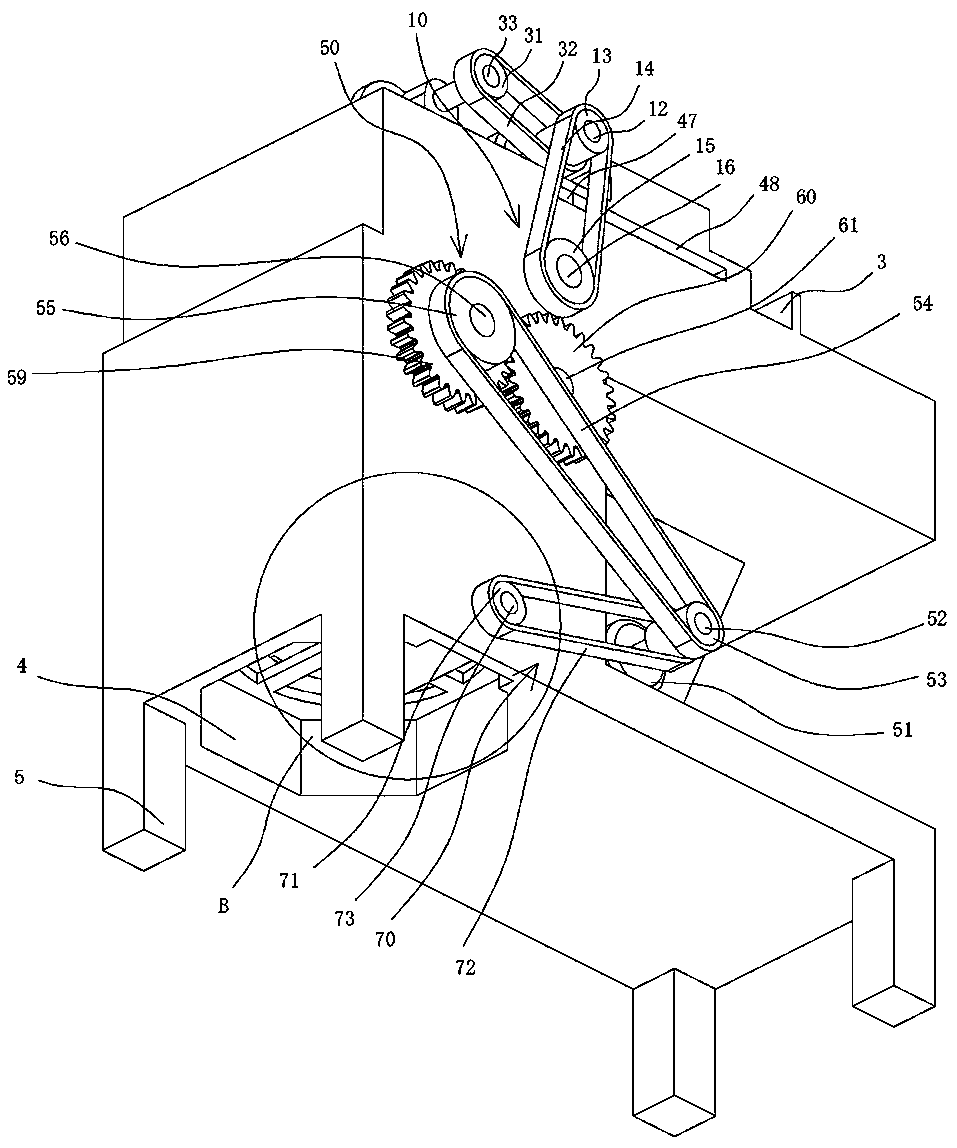 Wood waste crushing and grinding machine