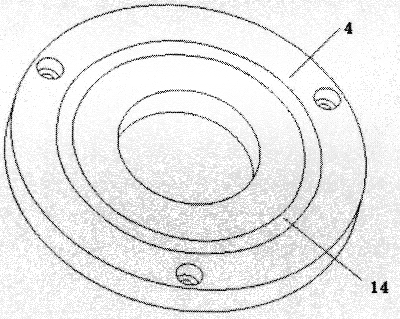 Device for measuring friction torque of curved groove ball bearing