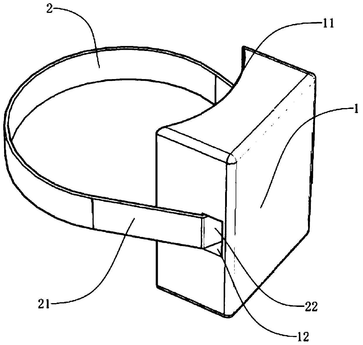 Temperature sensing device and ring main unit temperature monitoring system