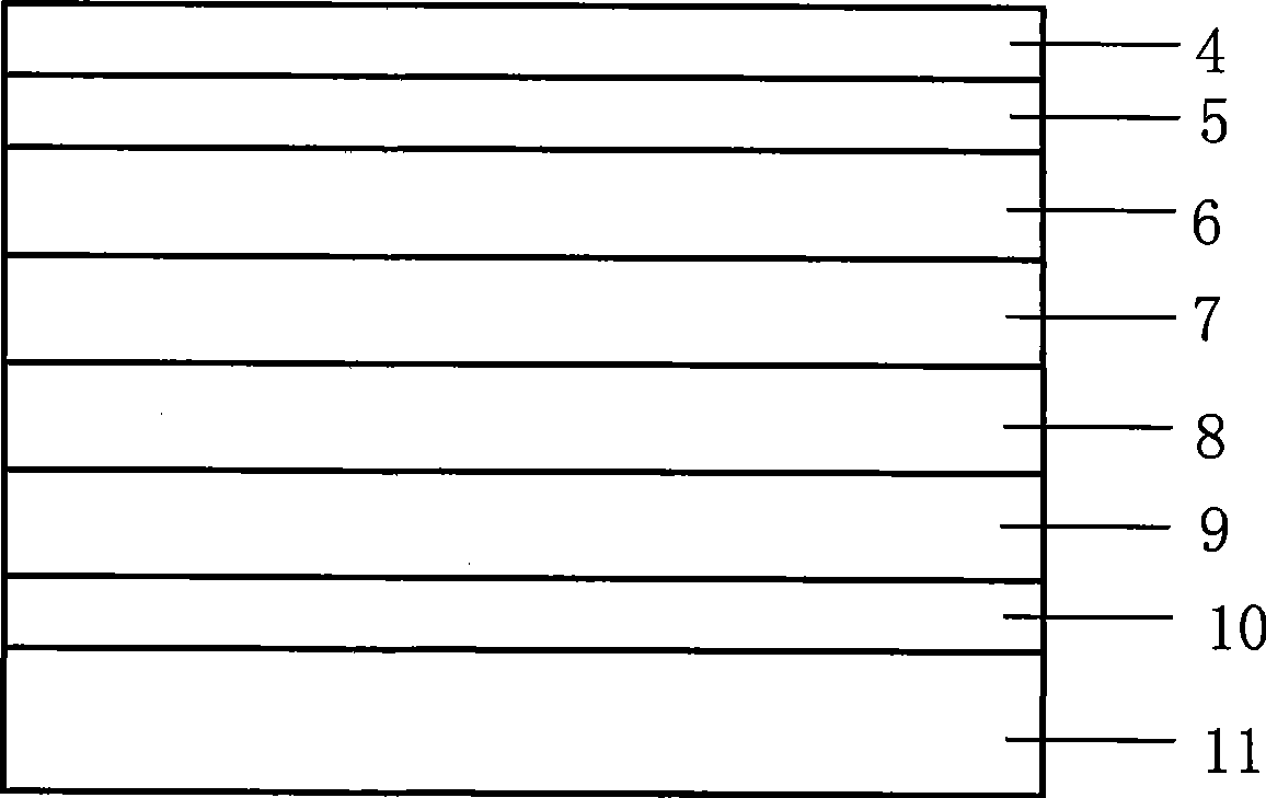 Infrared-ultraviolet multi-color detector and production process thereof