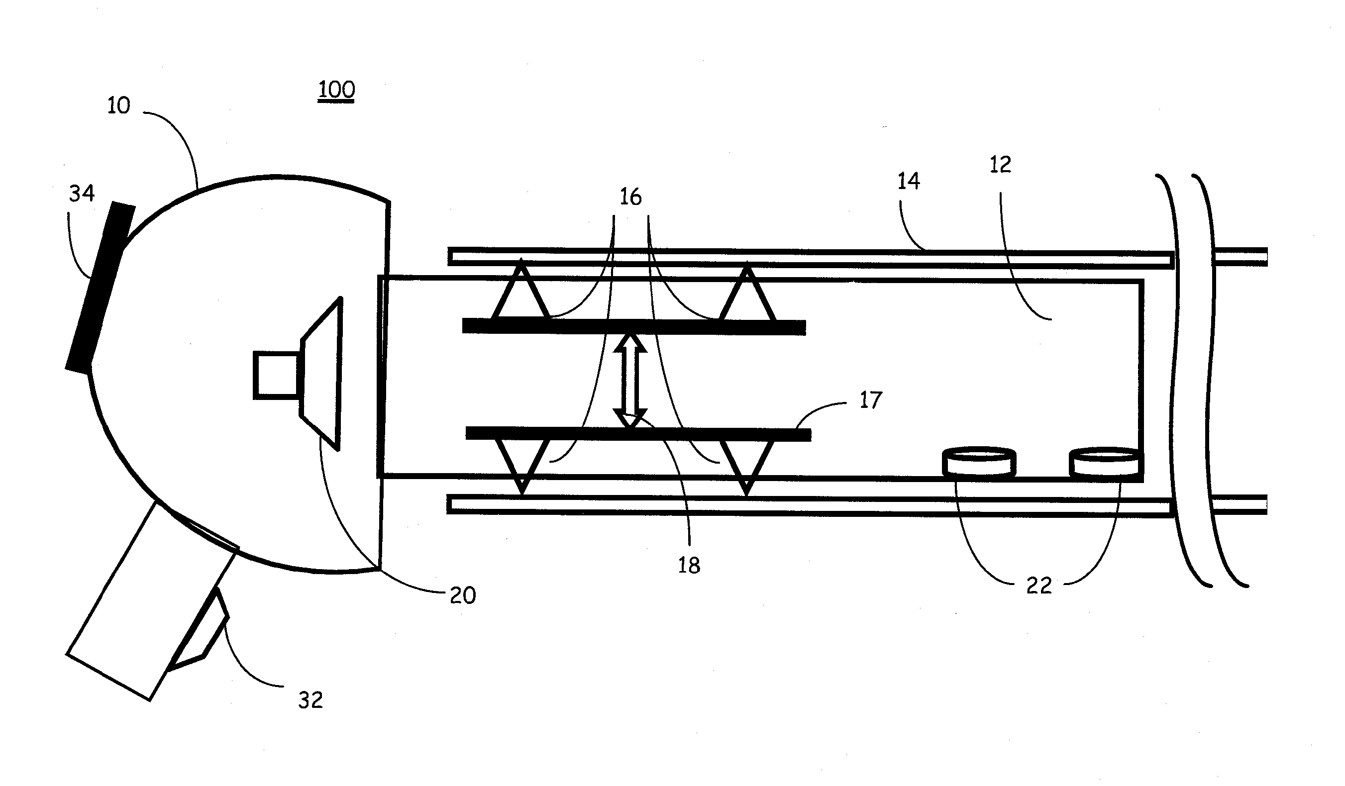 Non-traversing tube inspection system