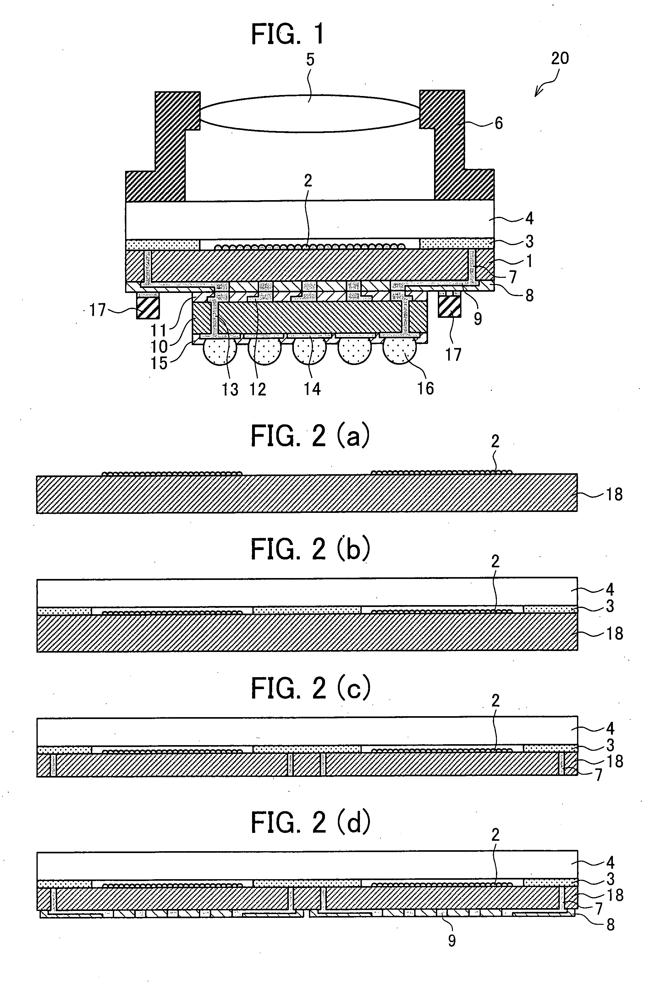 Module for optical apparatus and method of producing module for optical apparatus