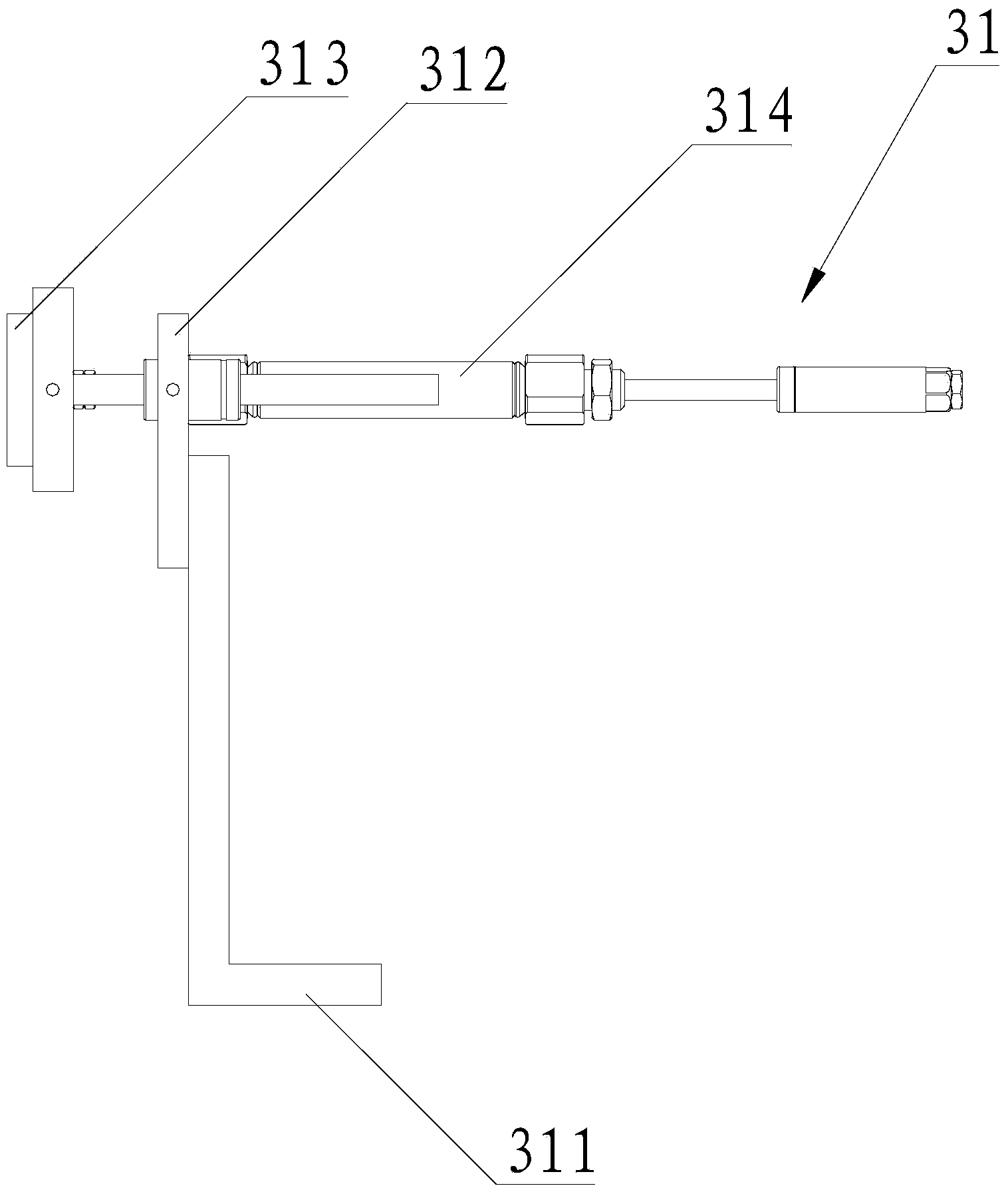 Flattening and compacting machine for battery