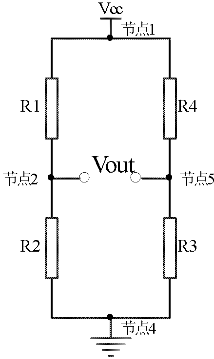 Wheatstone bridge compensation resistance test method