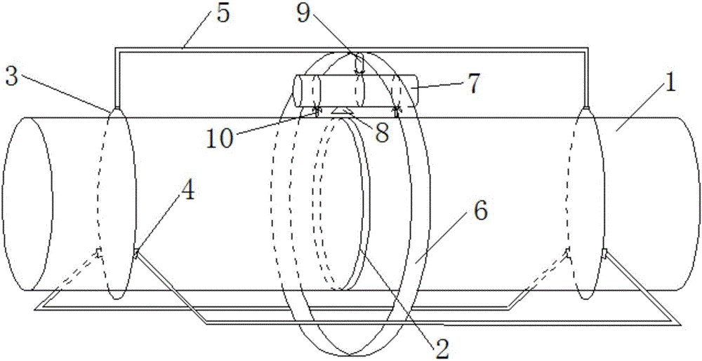 Movable field X-ray rolling shooting device for pipeline