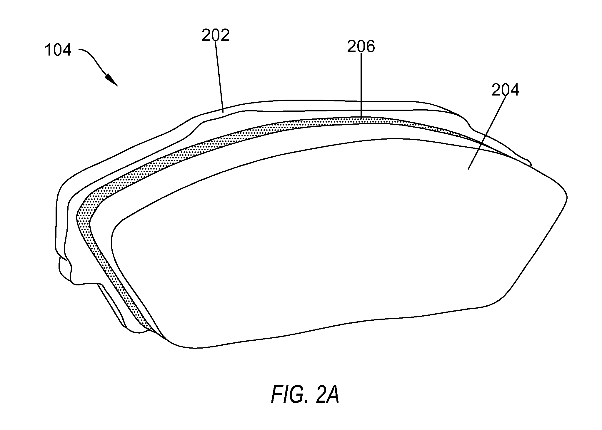 Brake pad wear indicator