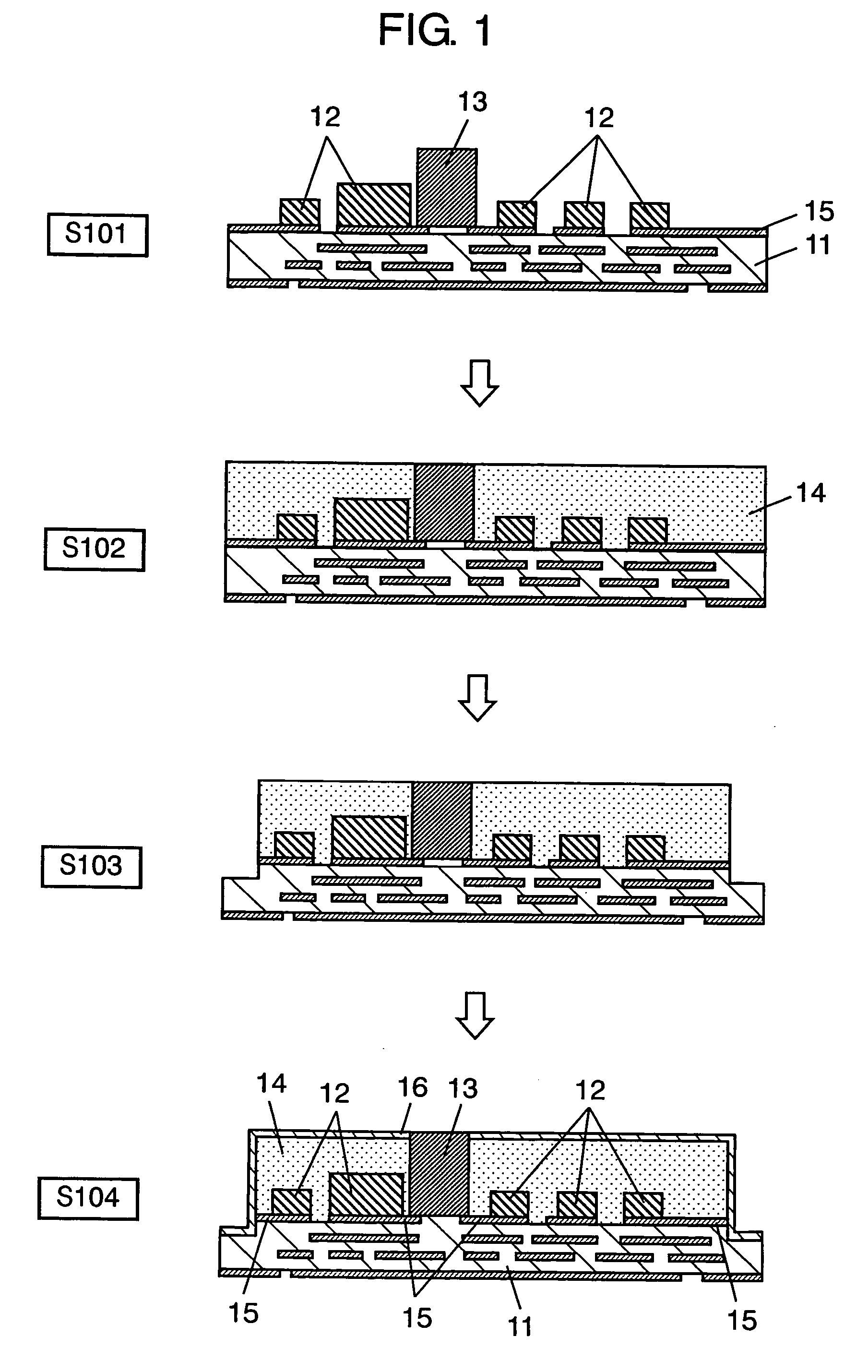 Module component and method for manufacturing the same