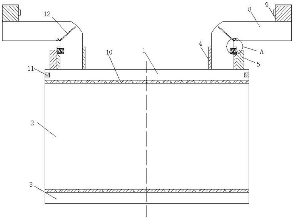 A passenger car air suspension airbag pressure regulating device and its control method