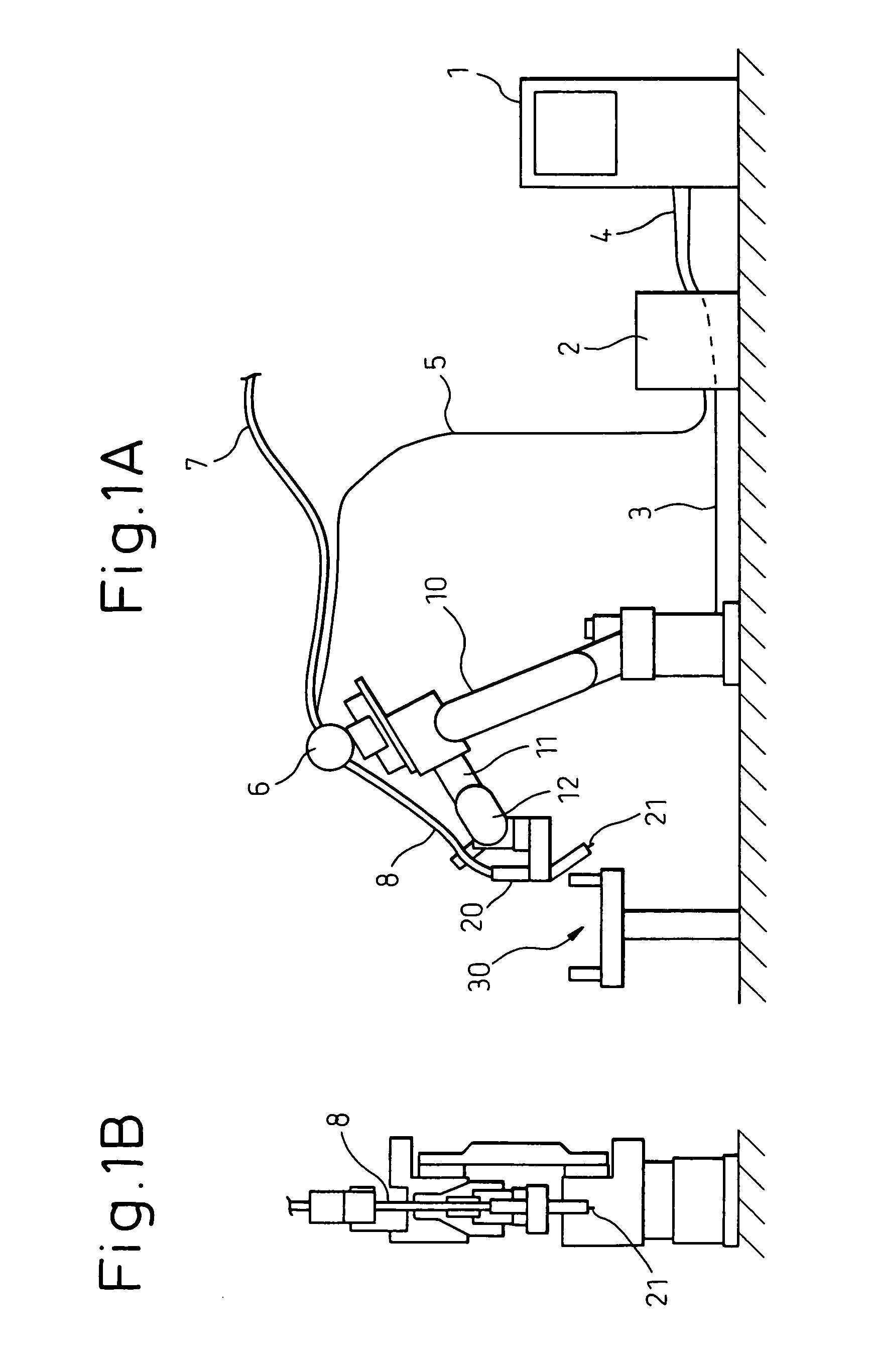 Apparatus for automatically changing a robot tool tip member