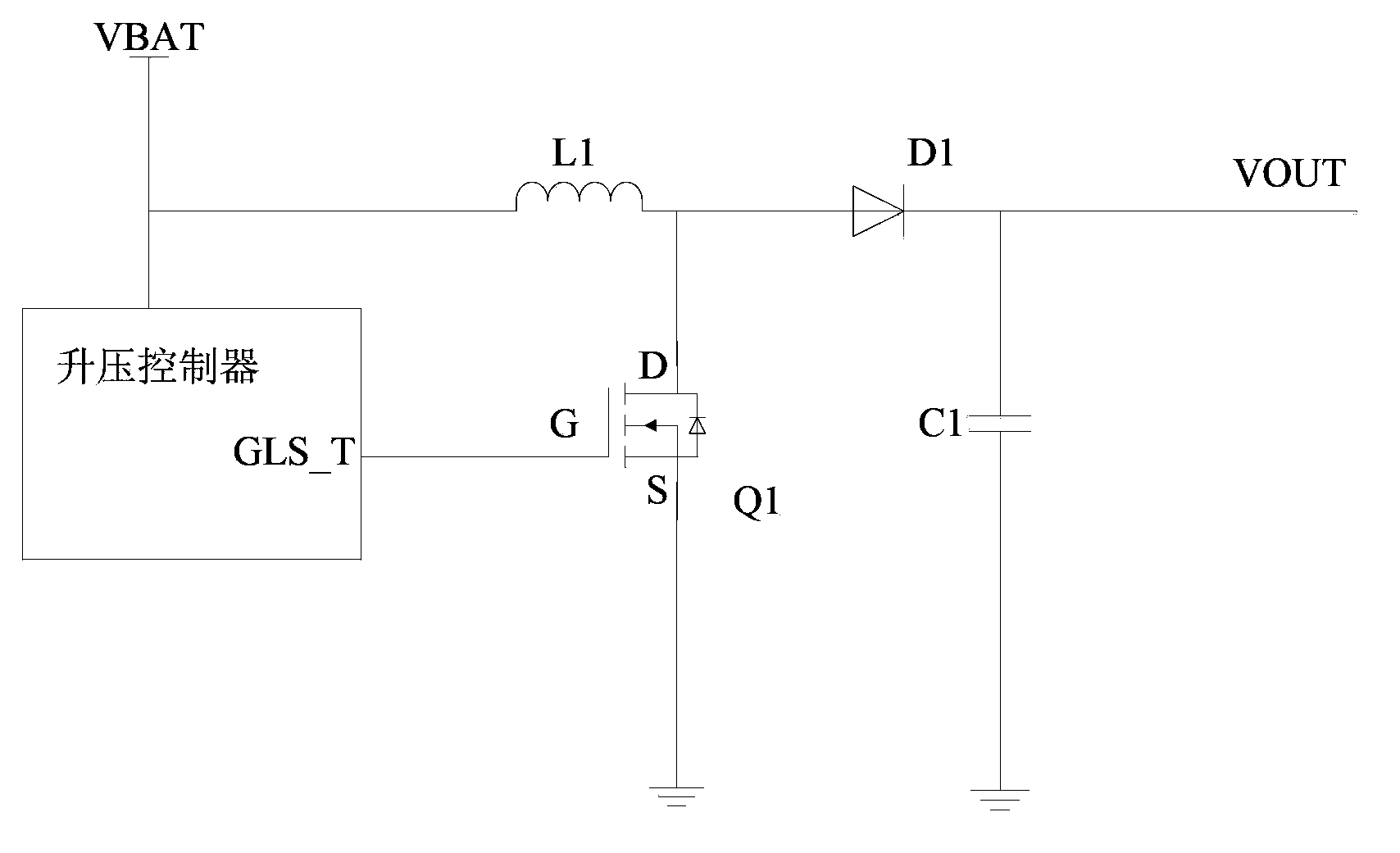 DC voltage-boosting chopper circuit