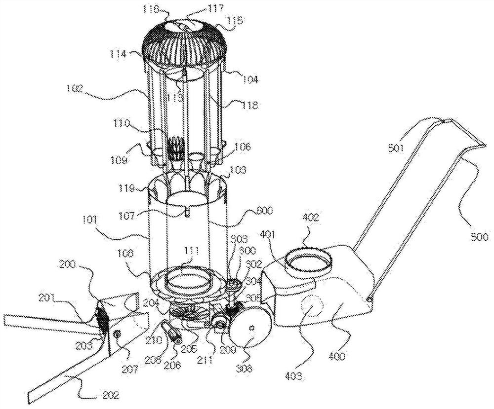 Automatic badminton collecting device