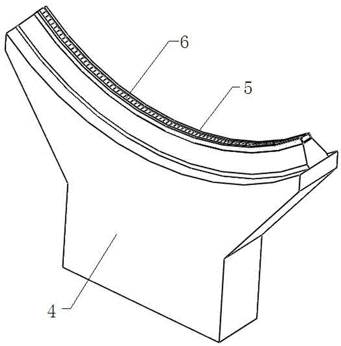 Parabolic trough solar concentrating collector with collector separated from concentrator