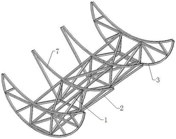 Parabolic trough solar concentrating collector with collector separated from concentrator