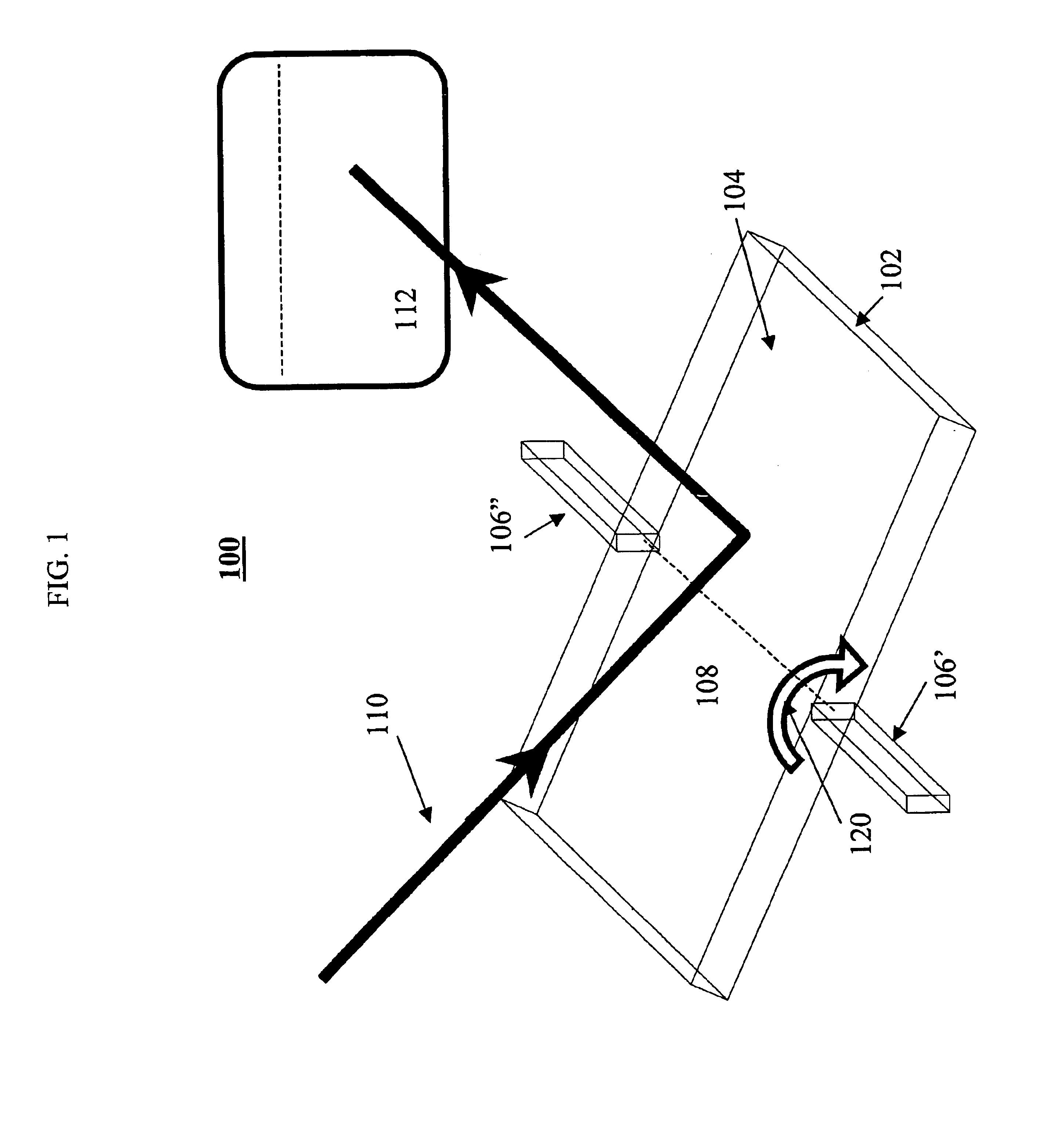 Bouncing mode operated scanning micro-mirror