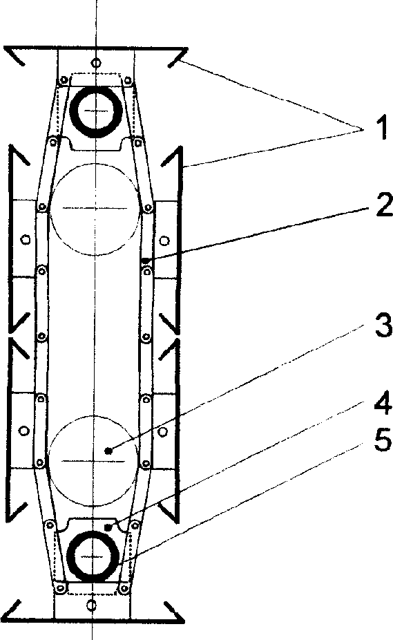 Bidirectional multiface displaying signboard and turn-over method thereof