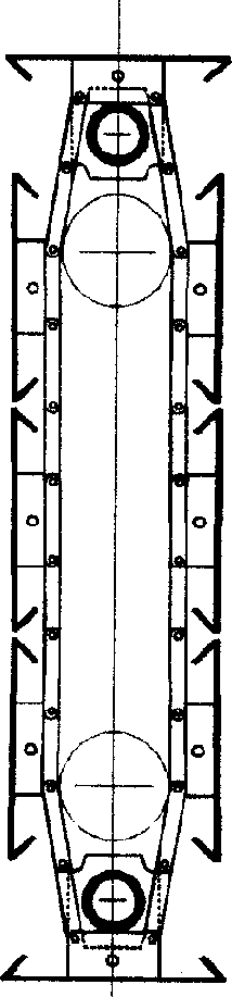 Bidirectional multiface displaying signboard and turn-over method thereof