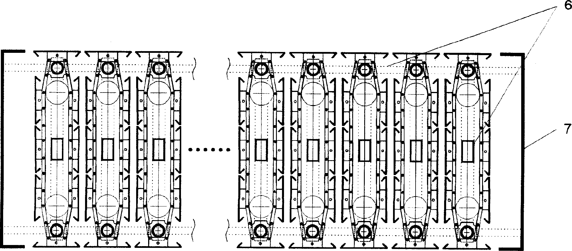 Bidirectional multiface displaying signboard and turn-over method thereof