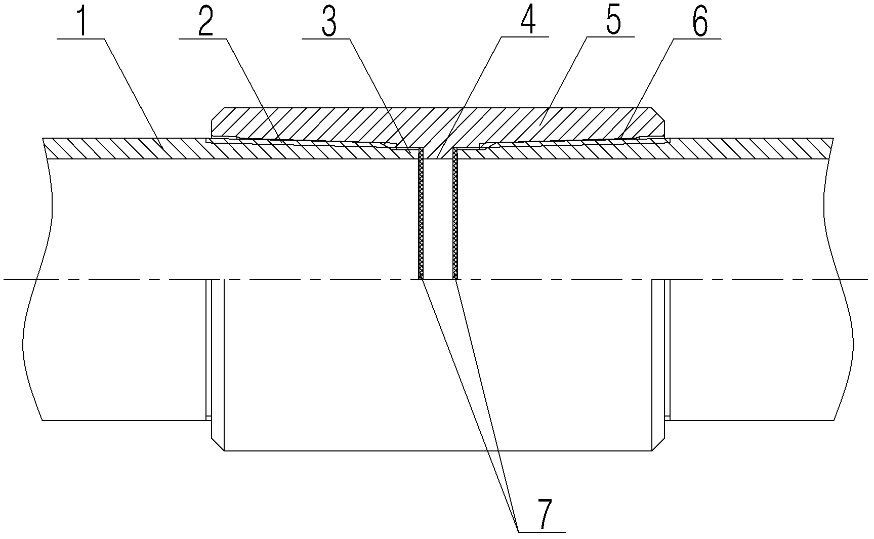 A water injection pipe for offshore water injection wells