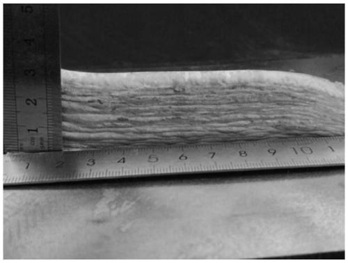 Method for manufacturing TiAl intermetallic compound through heterogeneous double-wire TOP-TIG electric arc additive manufacturing