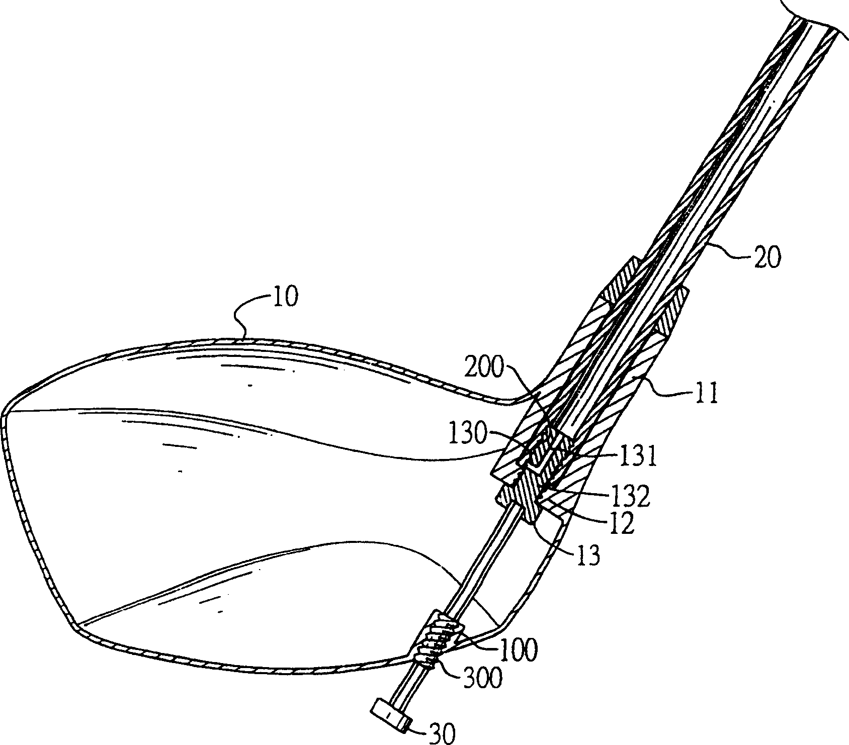 Golf head, and head and club dynamic balance adjusting method