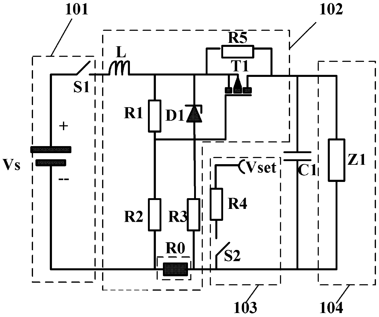 A device for current limiting protection of load or output