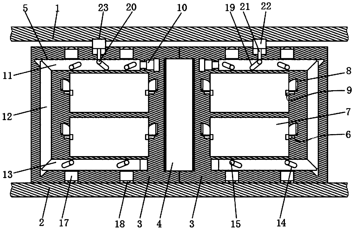 Wall body capable of being translated and folded in building