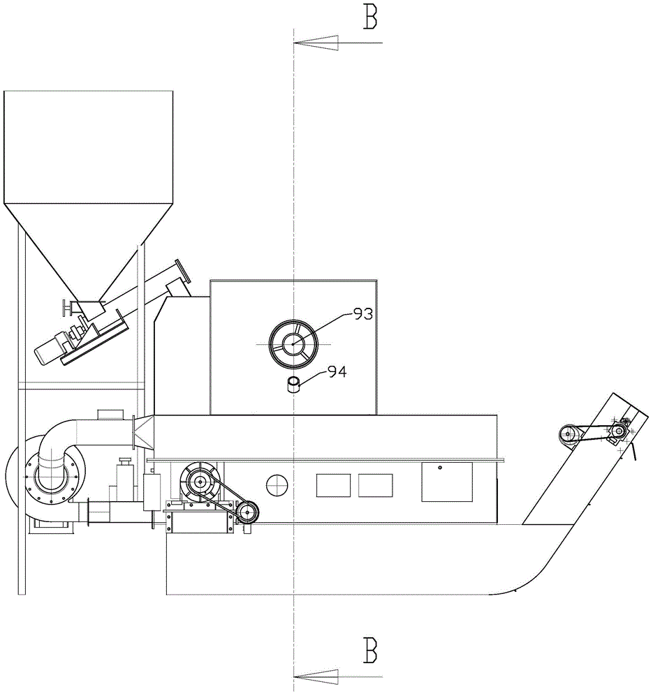 Biomass particle burner and use method thereof