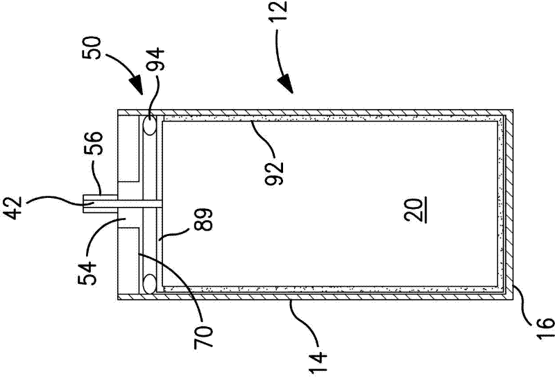 Hermetically sealed wet electrolytic capacitor