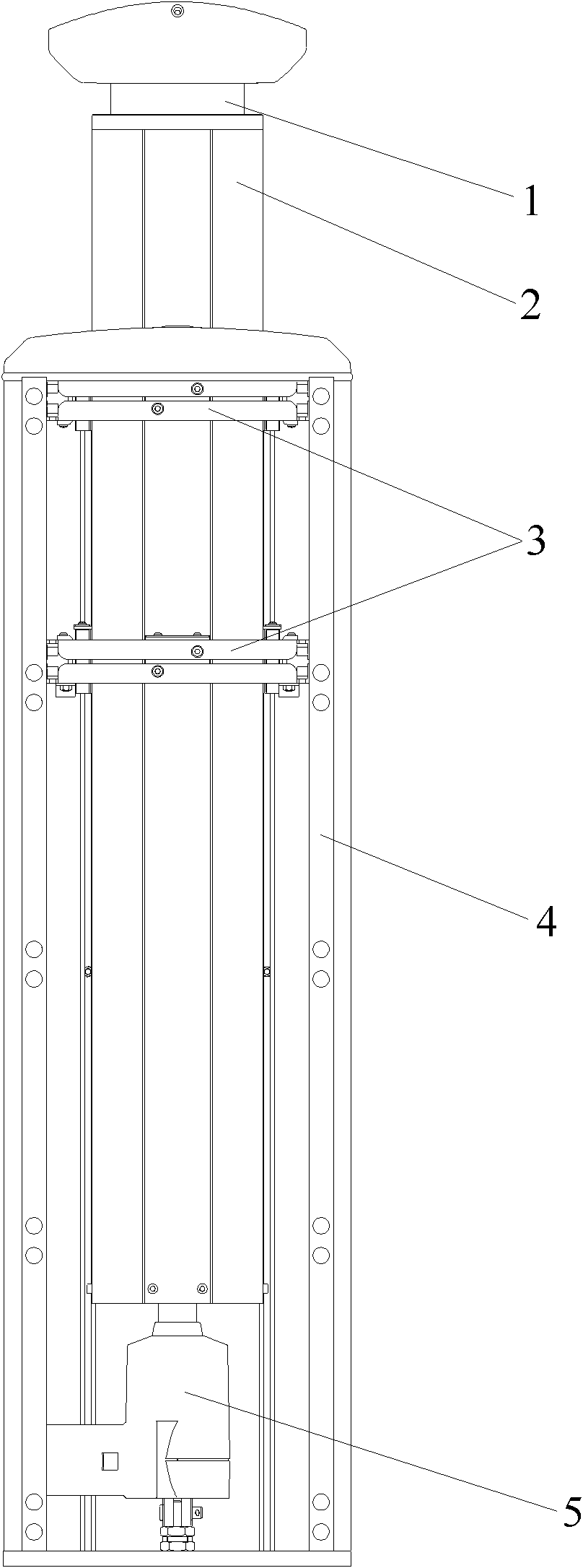 Chip removal device of medical crane tower and medical crane tower comprising same