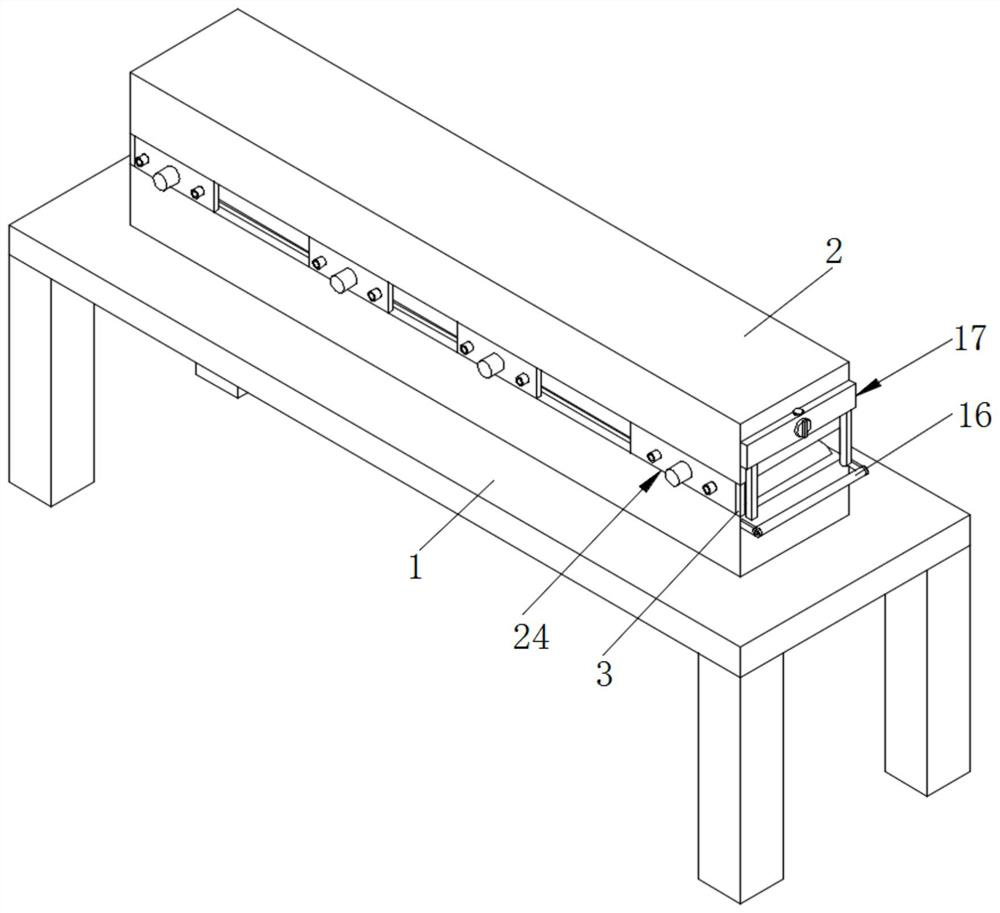 Traction device for macromolecule heat insulation strip production