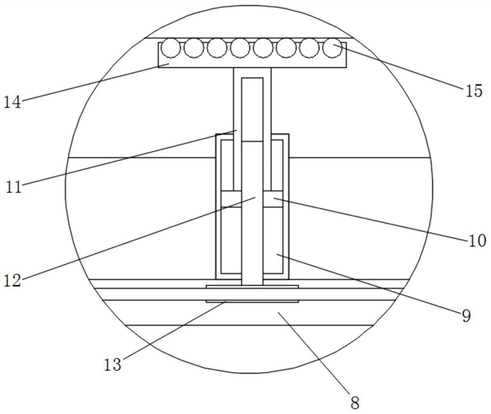 Traction device for macromolecule heat insulation strip production