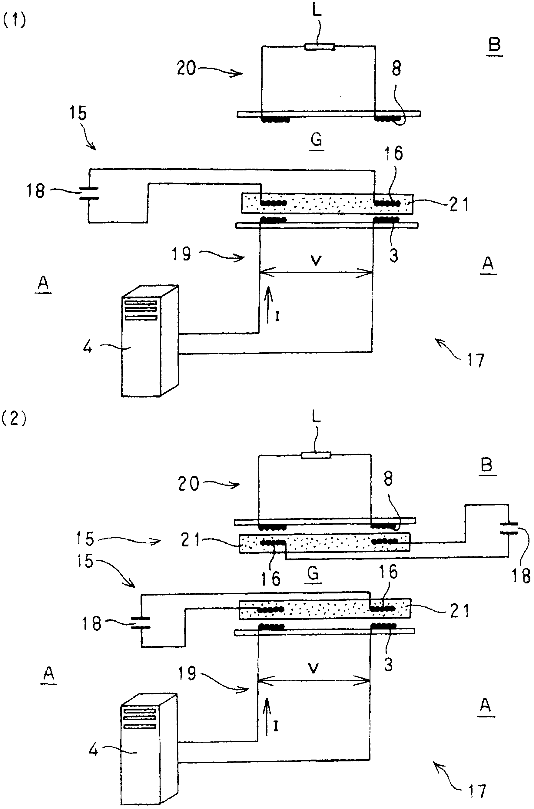 Contactless power supply device