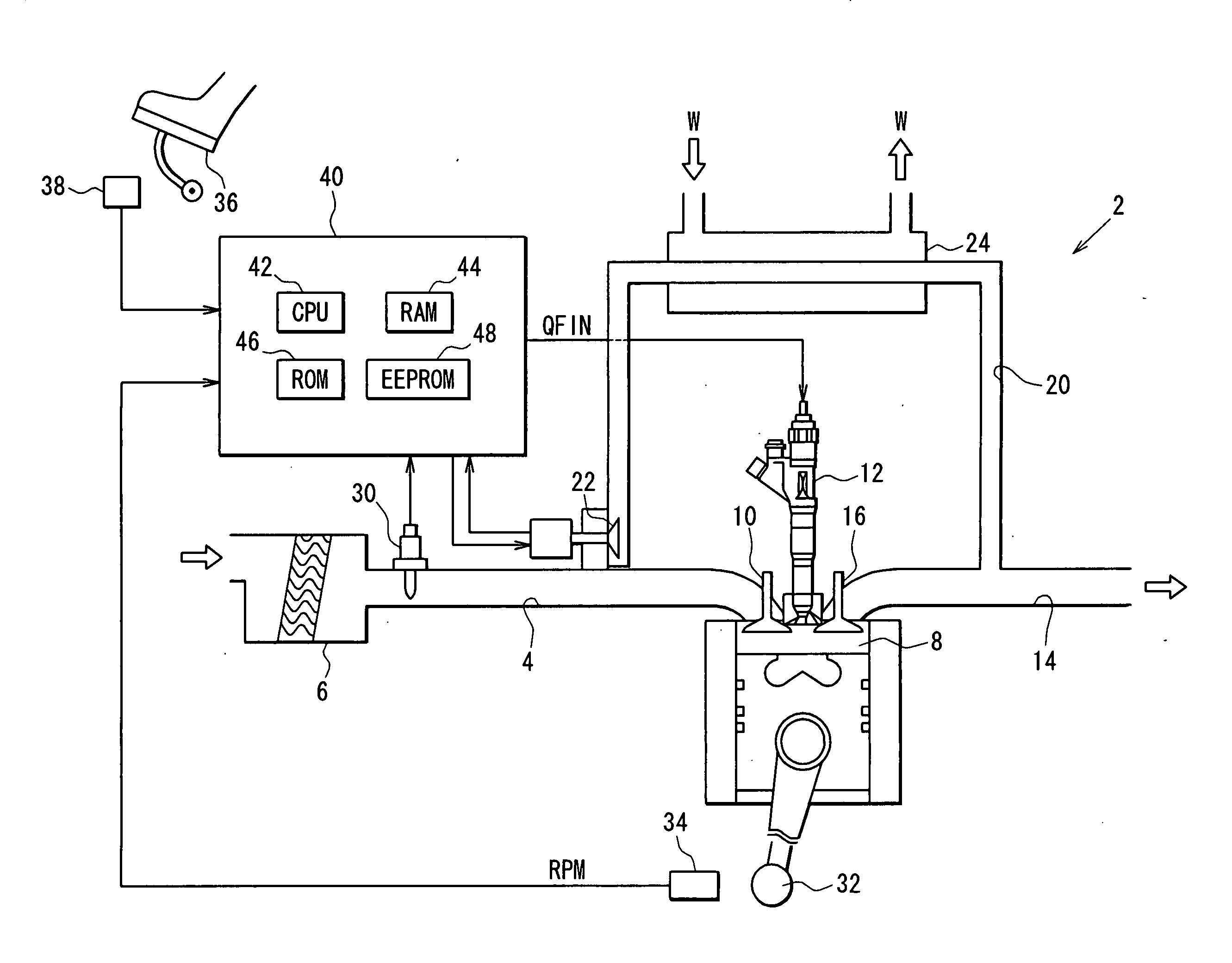 Exhaust gas recirculation system abnormaility diagnosis device