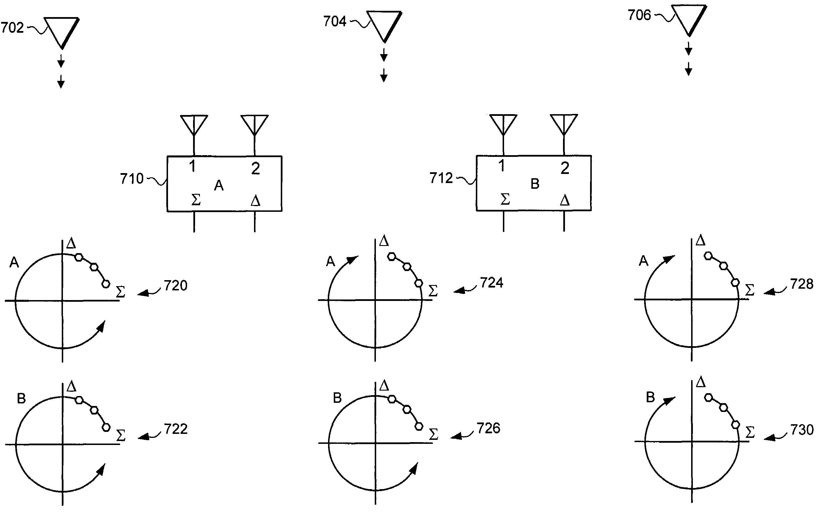 Angle of position object location system and method